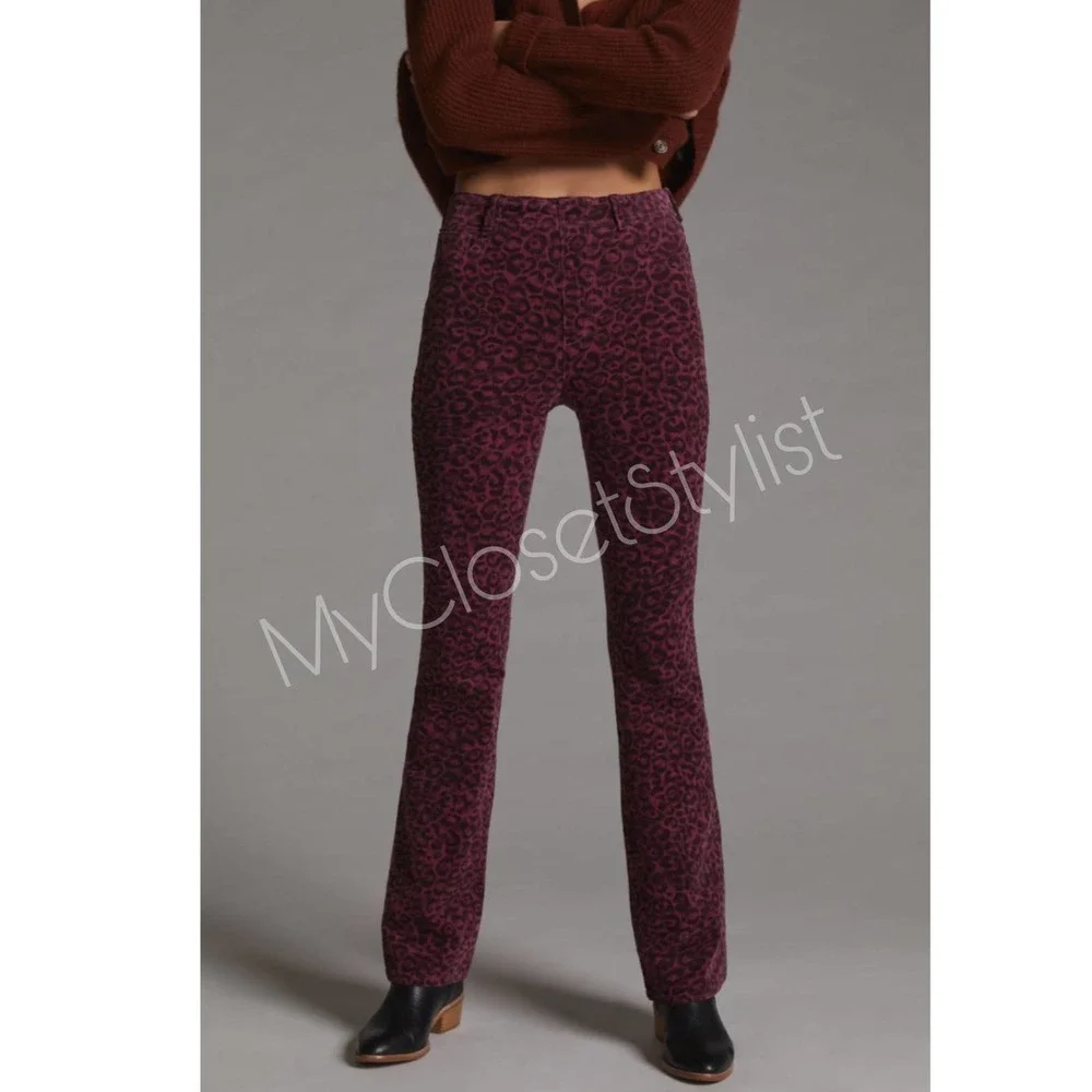 Pilcro the Icon Flare Corduroy Festival Pants 26 NWT $140 Anthropologie BOHO new - Picture 4 of 5